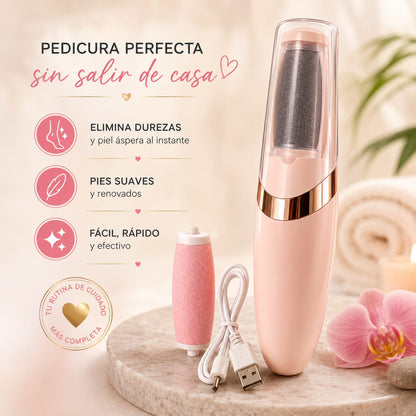 Combo Pies de Seda: Removedor eléctrico + Medias Spa Reutilizable + Crema hidratante Gratis